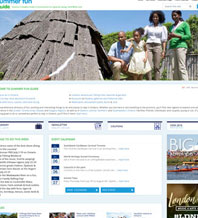 Event listing CMS Website